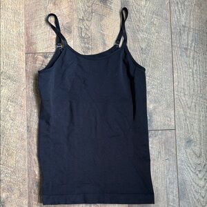 Shapermint Black Sleeveless Fitted Camisole